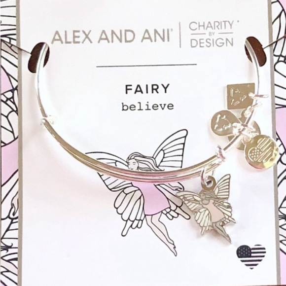 Alex and Ani gold Fairy Believe Bracelet with Box - New - Picture 2 of 5